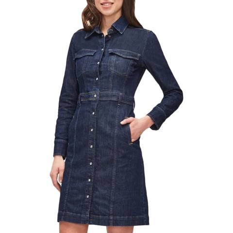 7 For All Mankind Dark Blue Luxe Dress