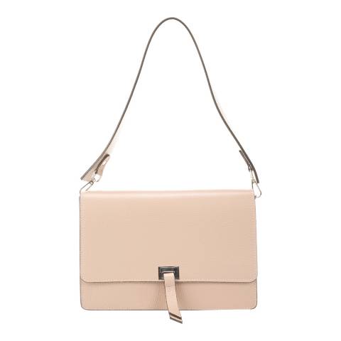 SCUI Studios Pink Leather Top Handle Bag