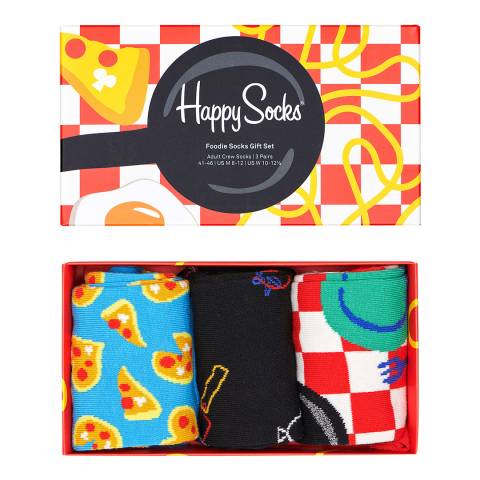 Happy Socks Multi Food 3-Pack Socks Gift Set