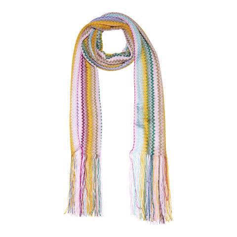 Missoni Yellow Multi Knitted Scarf