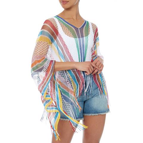 Missoni Multi Stripe Knitted Poncho