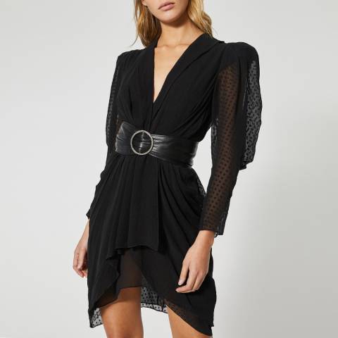 IRO Black Victoria Silk Blend Dress