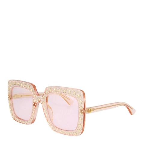 Gucci Women's Pink Gucci Sunglasses 53mm