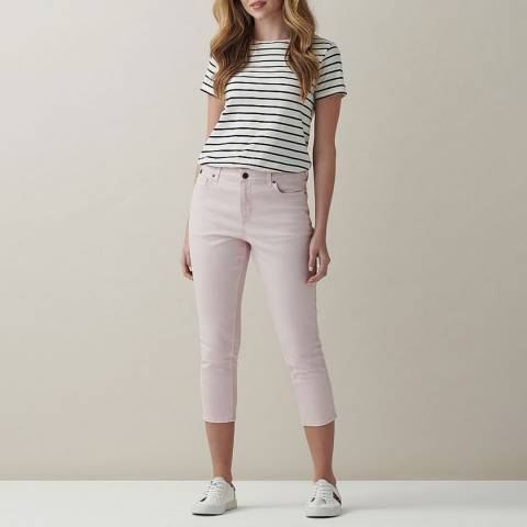 Crew Clothing Pink Cropped Jeans 