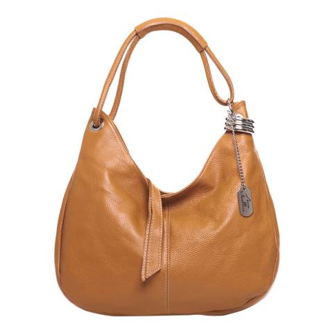 Anna Morellini Brown Alba Leather Shoulder Bag