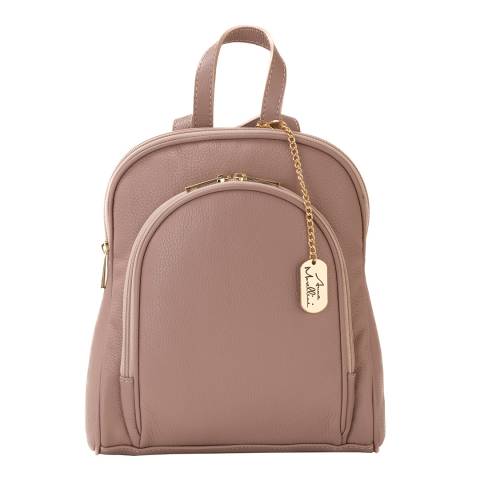 Anna Morellini Pink Breta Leather Back Shoulder Bag
