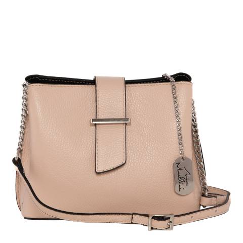 Anna Morellini Pink Ciosa Leather Crossbody Bag