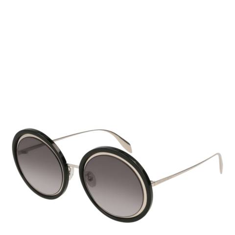 Alexander McQueen Women's Silver Alexander McQueen Sunglasses 53mm