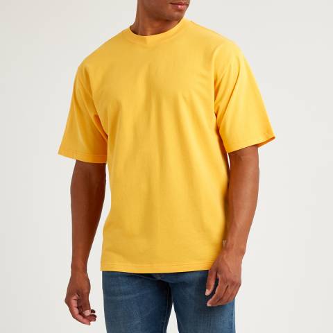 Rag & Bone Yellow Loopback Cotton T-Shirt