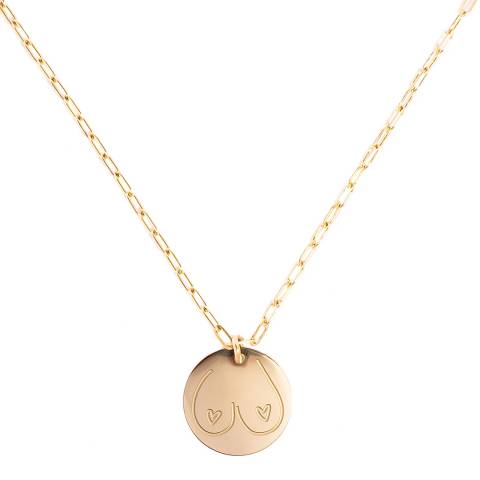 Hey Harper 14K Gold The Twins Necklace