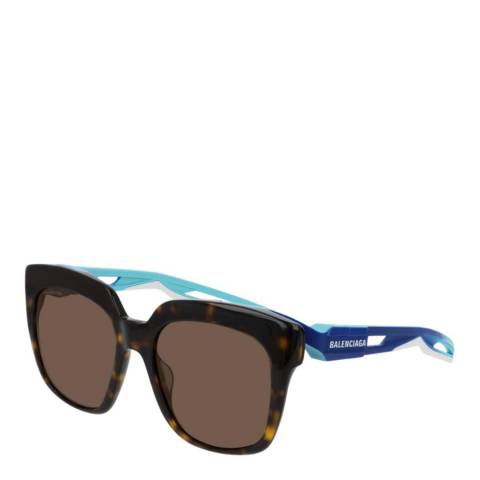 Balenciaga Unisex Brown Balenciaga Sunglasses 54mm