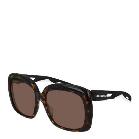 Balenciaga Unisex Brown Balenciaga Sunglasses 57mm