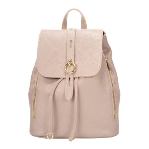 Giorgio Costa Pink Leather Backpack