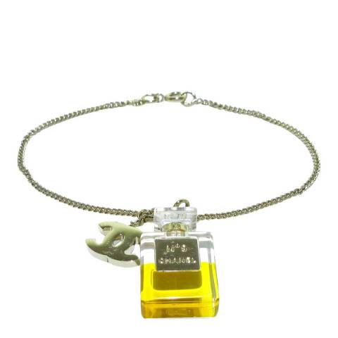 Vintage Chanel Silver No.5 Charm Bracelet