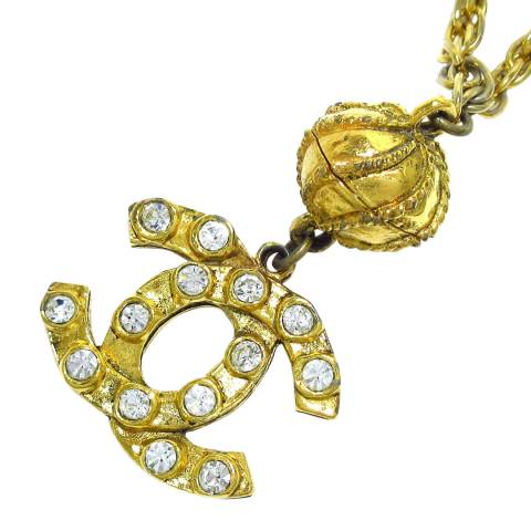 Vintage Chanel Gold Double C Necklace