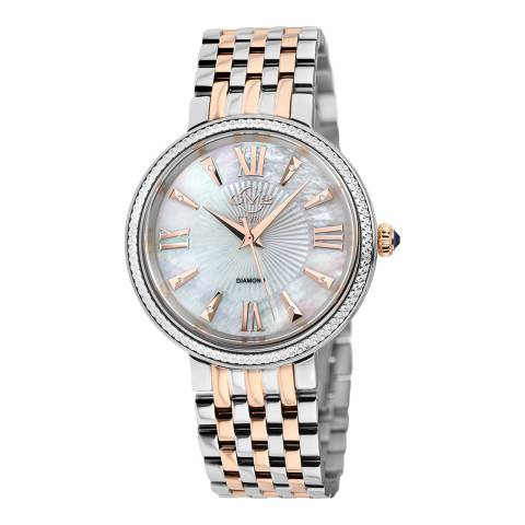 Gevril Women's Swiss Genoa White Diamond Watch