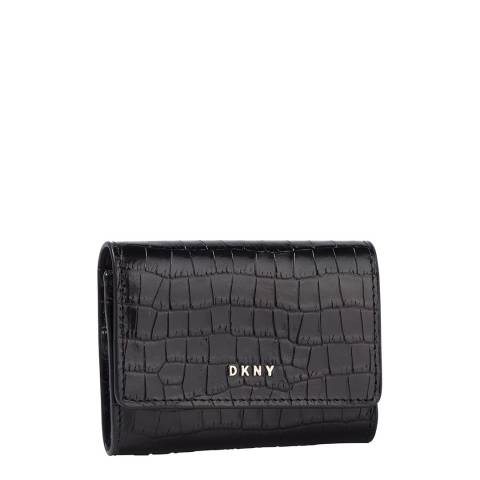 DKNY Black Gold Bryant Card Case