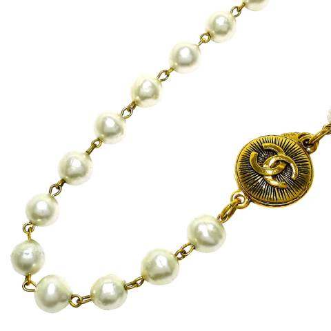 Vintage Chanel Gold Necklace