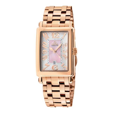 Gevril Gevril Women's Rose Gold Mother Of Pearl Dial Watch 