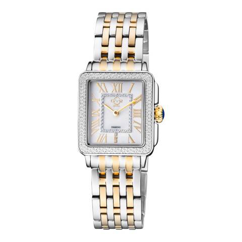 Gevril Gevril  Women's Silver Mother Of Pearl Two Tone Watch