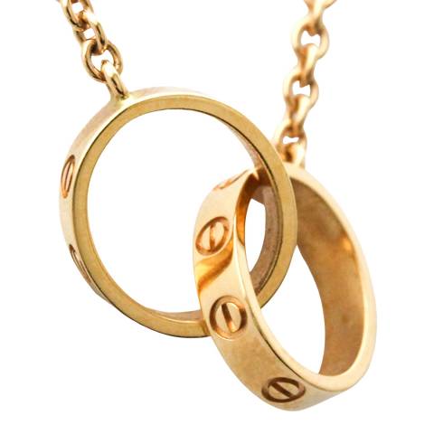 Gold Cartier Love Necklace Brandalley