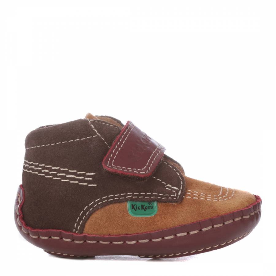 Baby Boy's Tan Suede Boots - BrandAlley