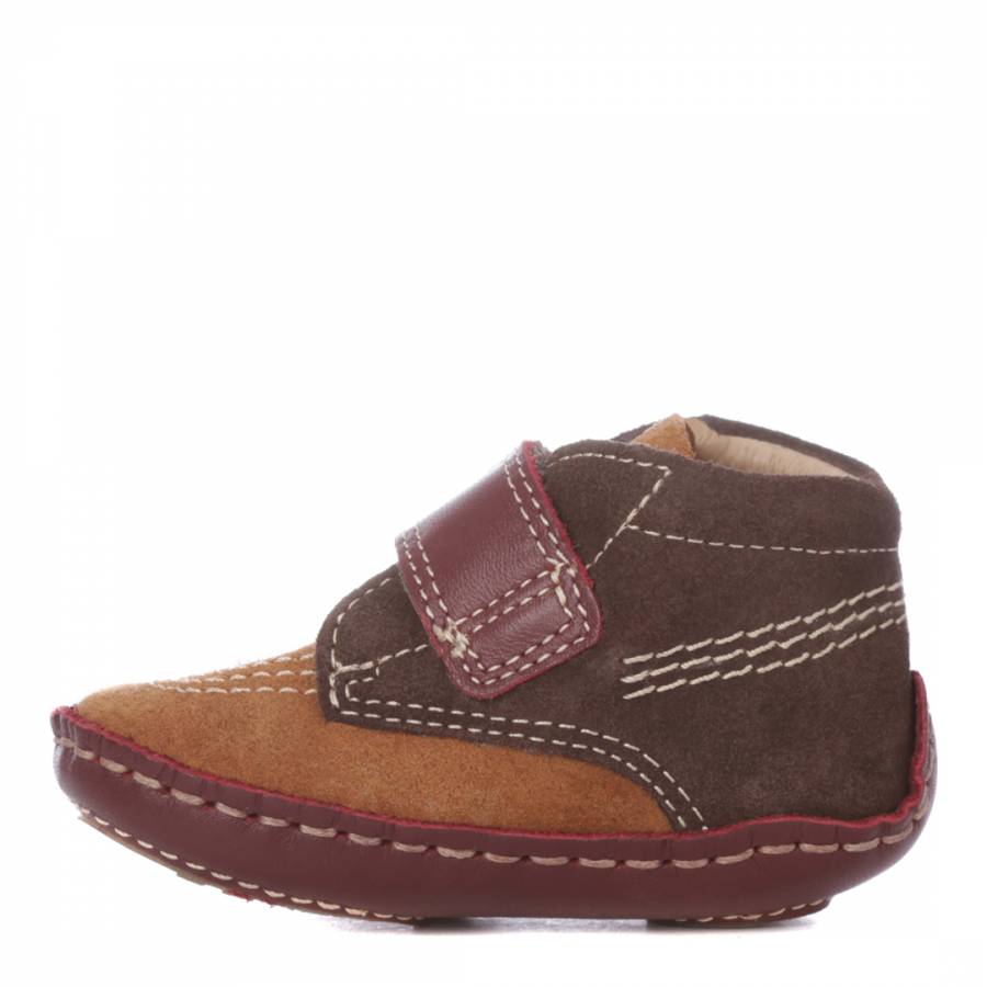 Baby Boy's Tan Suede Boots - BrandAlley