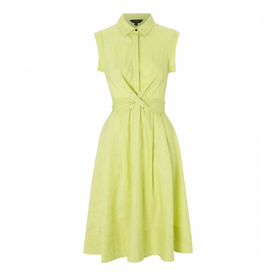 Lemon Flo Gables Linen Blend Dress - BrandAlley