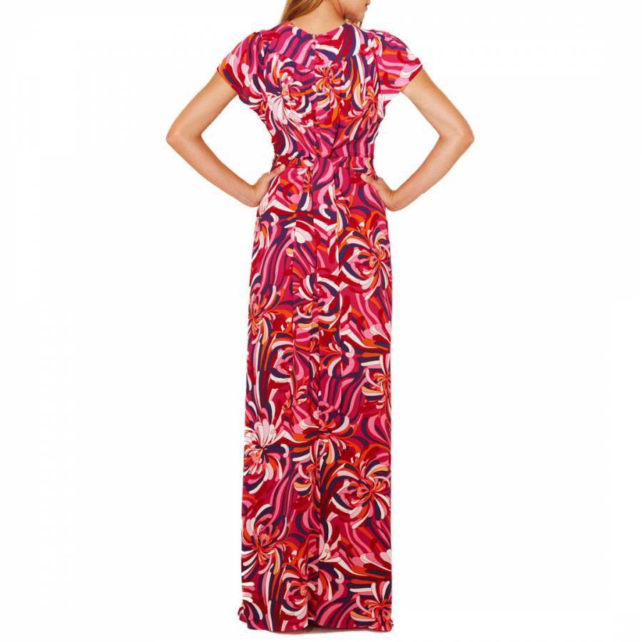 Pink/Multi Mayfair Floral Abstract Maxi Dress - BrandAlley
