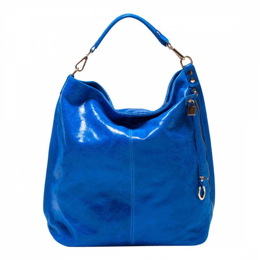 Blue Leather Hobo Bag - BrandAlley