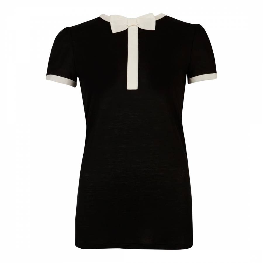 ted baker bow neck t shirt