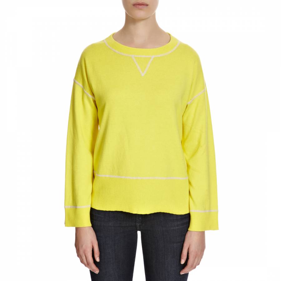 yellow saturday sweatshirt