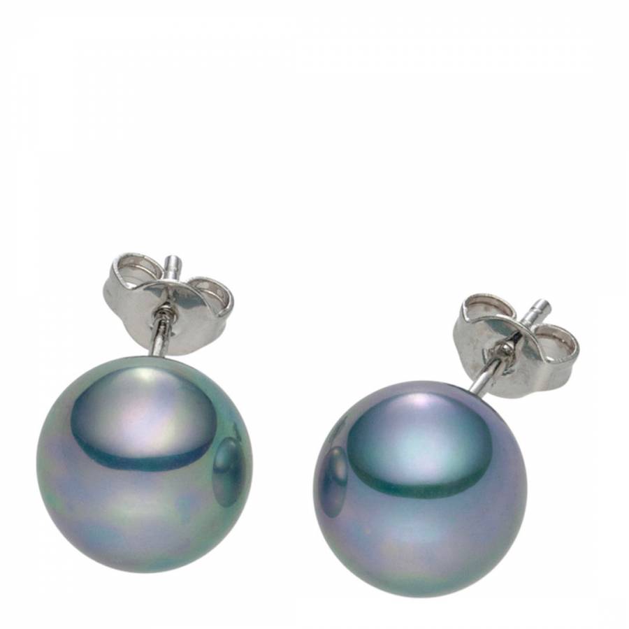 Blue/Silver Pearl Earrings - BrandAlley