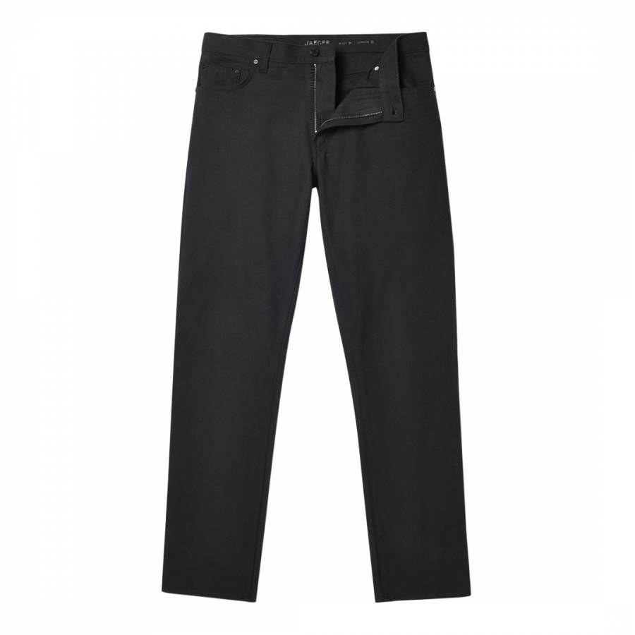 Black Classic Cotton Moleskin Jeans - BrandAlley