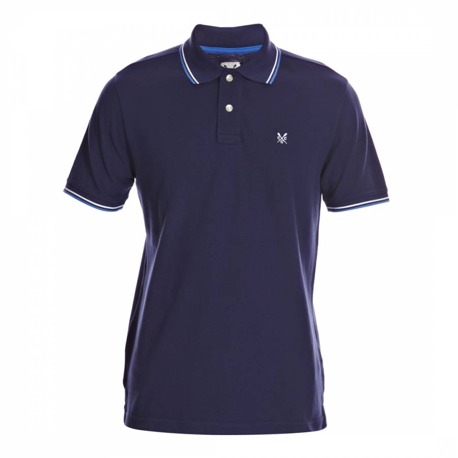 Navy Rolo Cotton Polo Shirt - BrandAlley