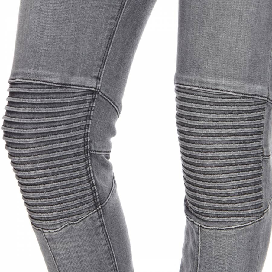 ribbed knee jeans womens