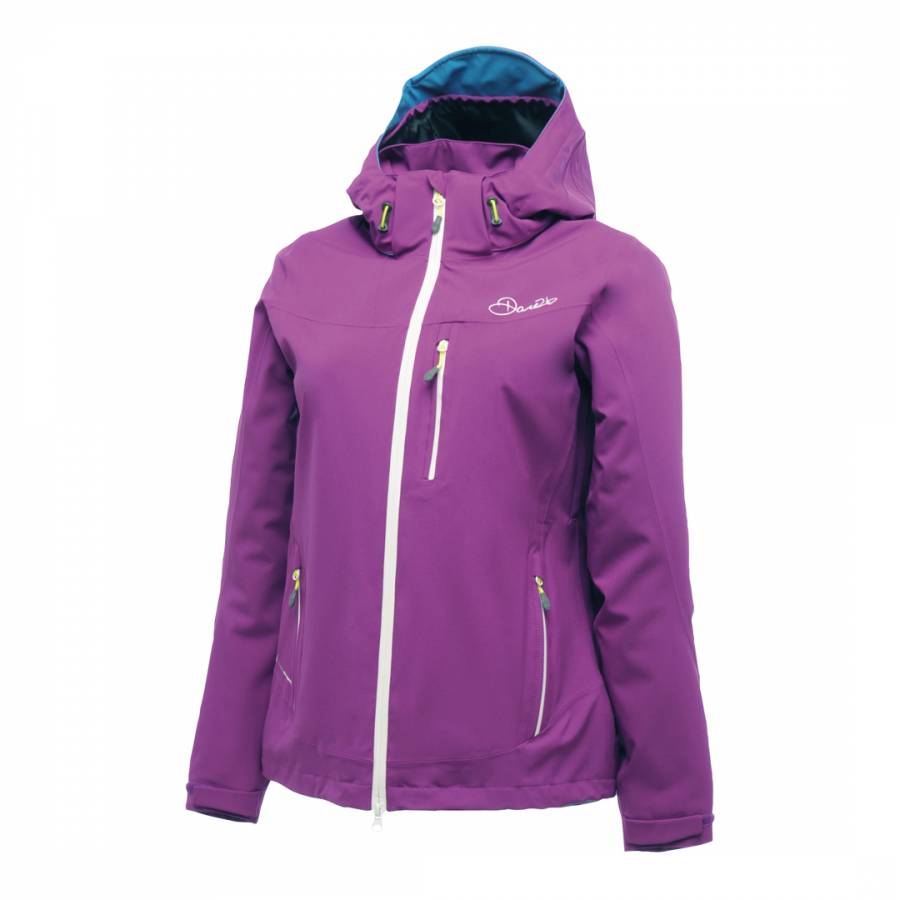 Women's Purple Peltry Waterproof Jacket - BrandAlley