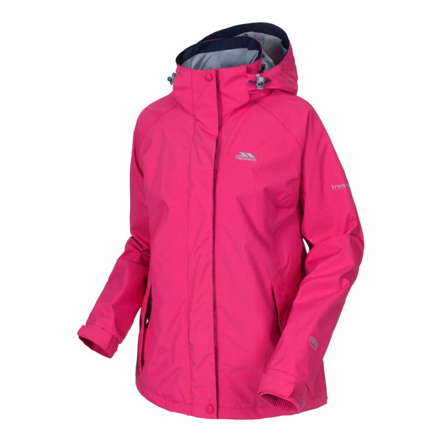 Women's Pink Florissant Waterproof Jacket - BrandAlley