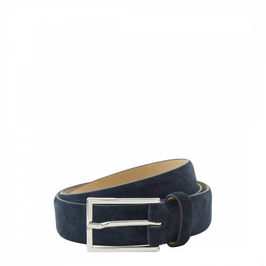 Blue Suede Belt - BrandAlley