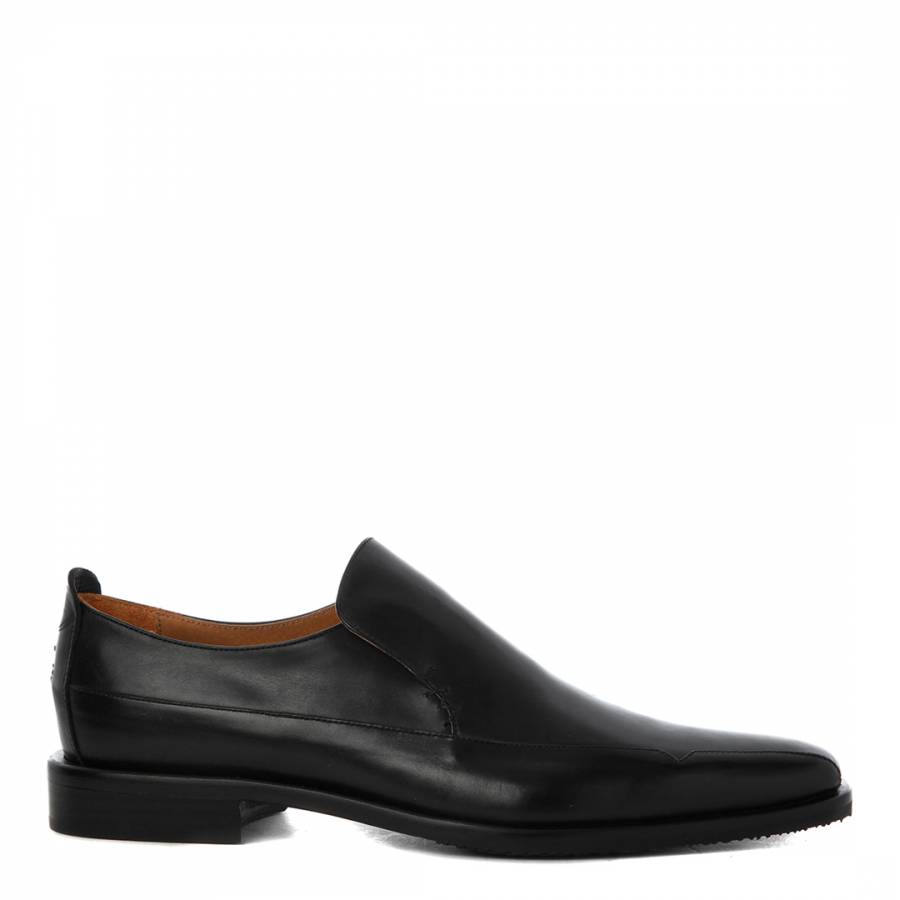 Oliver Sweeney Men's Popoli Black Leather Slip-on Formal Shoes Brand New 