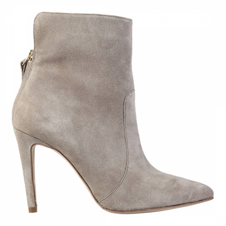 Taupe Suede Michelle Boots - BrandAlley