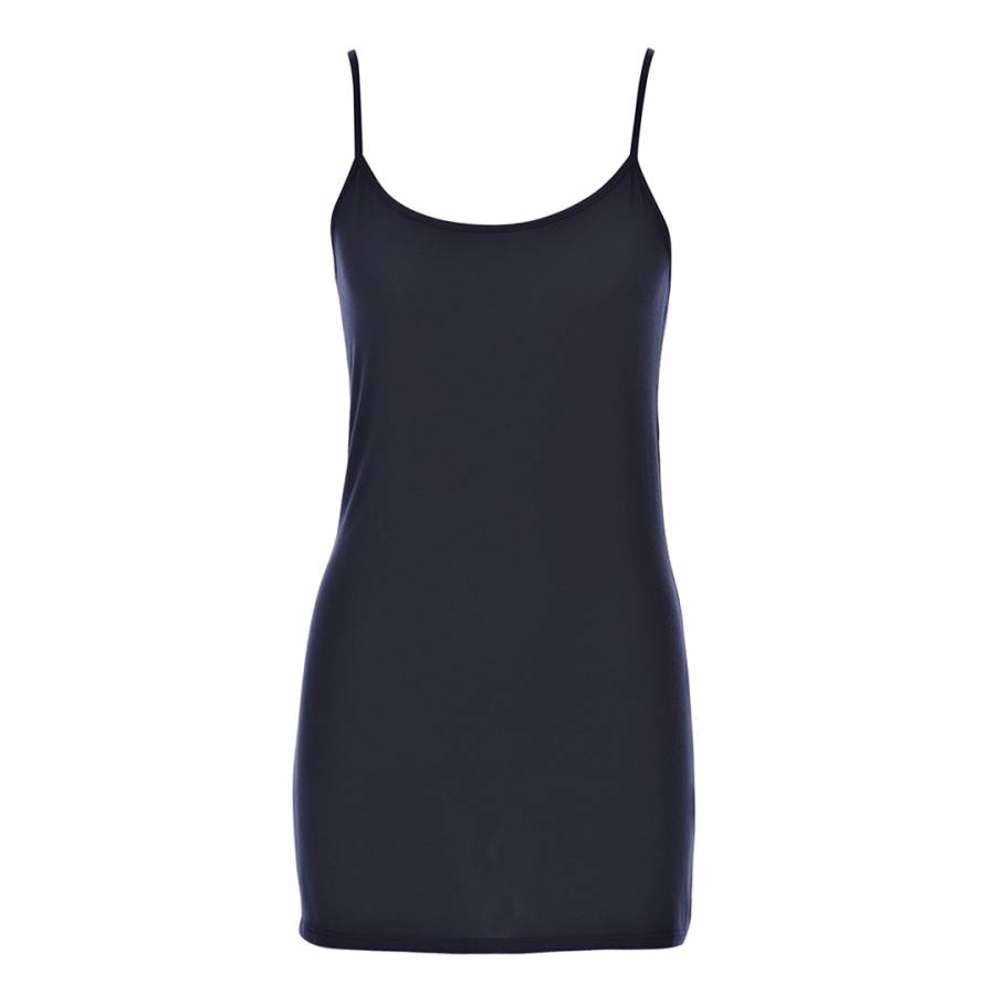 Navy Long Stretch Camisole Top - BrandAlley