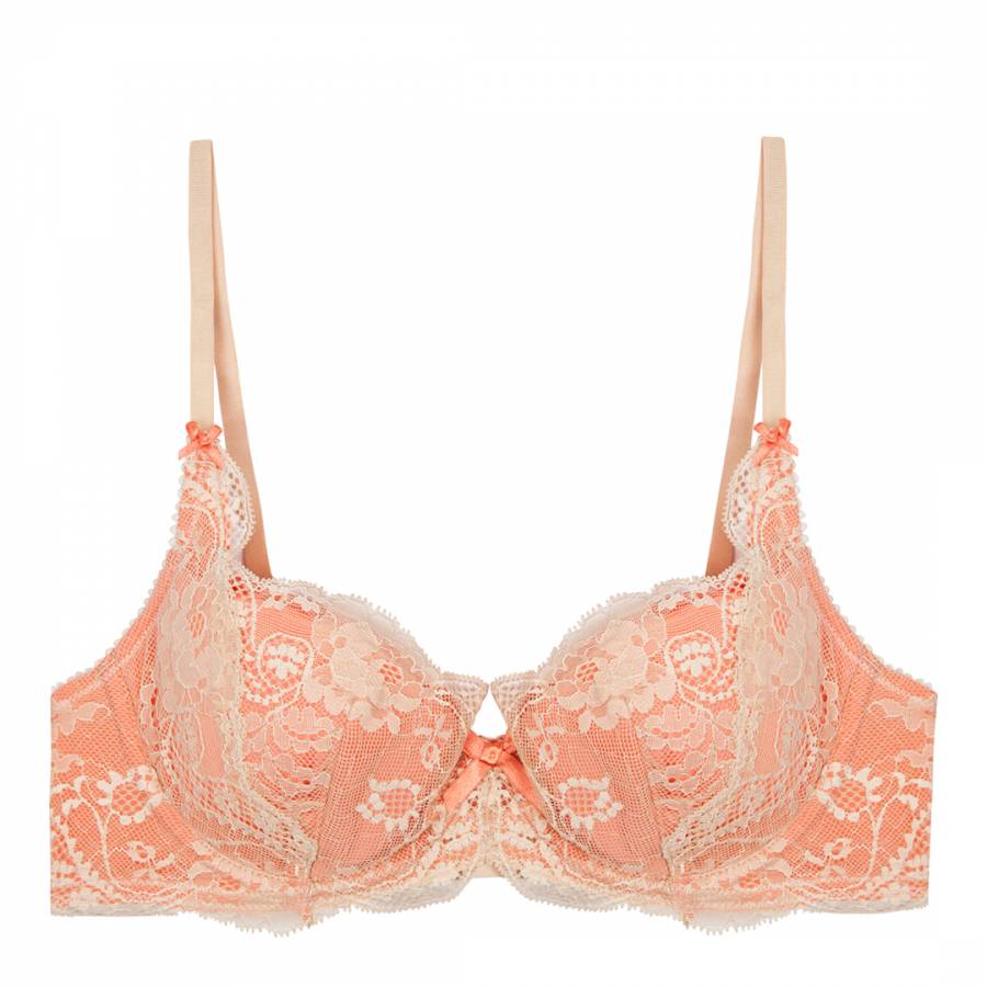 Peach Johana Contour Bra - BrandAlley