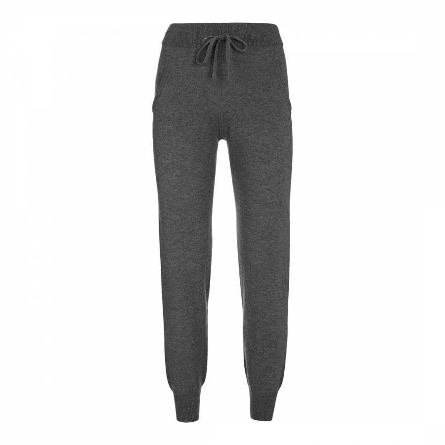 Women's Charcoal Cashmere Joggers - BrandAlley
