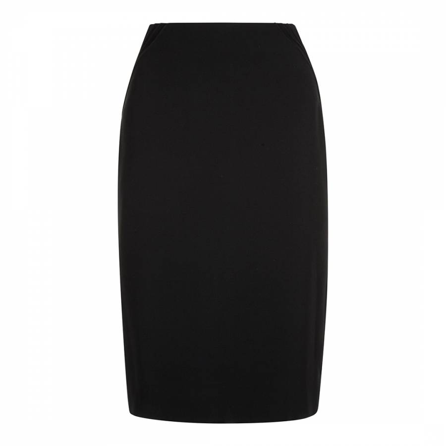 Black Ayr Slim Pencil Skirt - BrandAlley