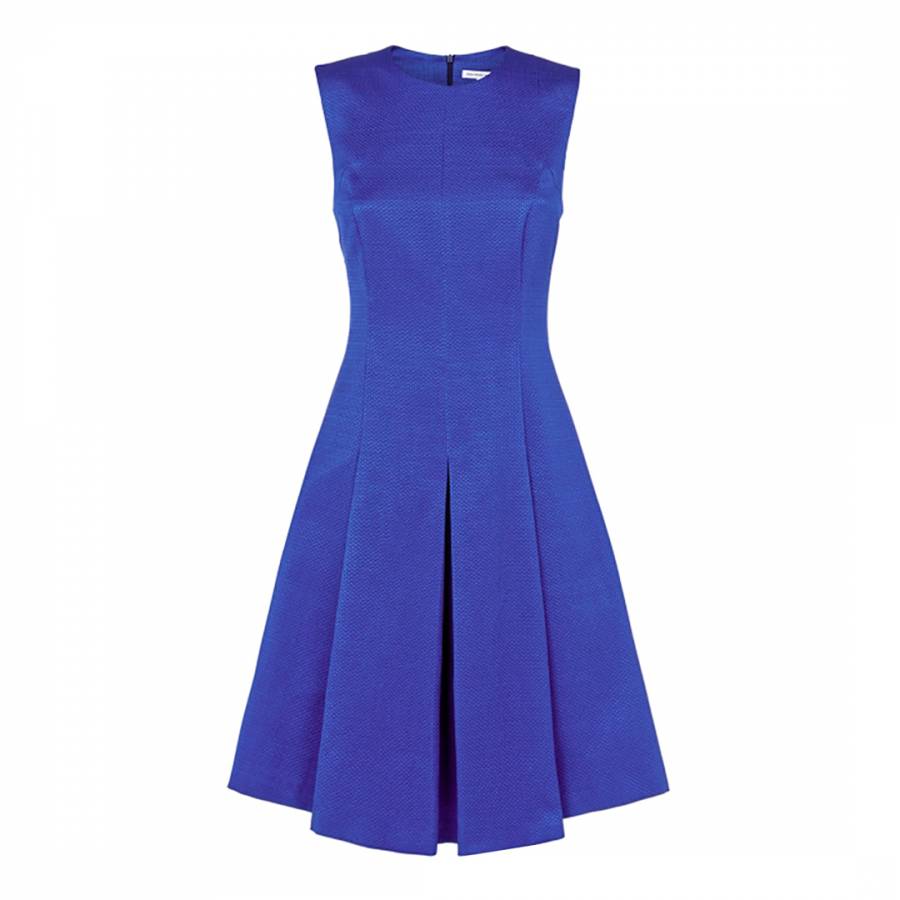 Blue Delphinium Cotton Dress - BrandAlley