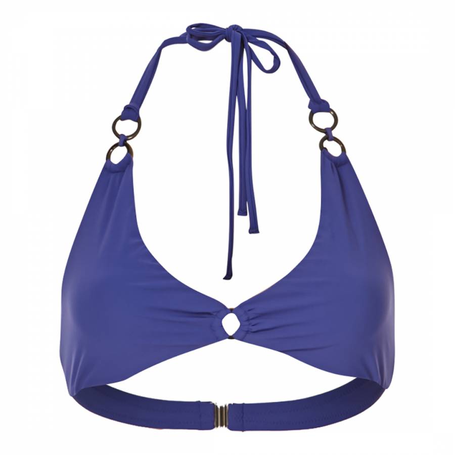 Sapphire Blue Ring Straps Bikini Top - BrandAlley