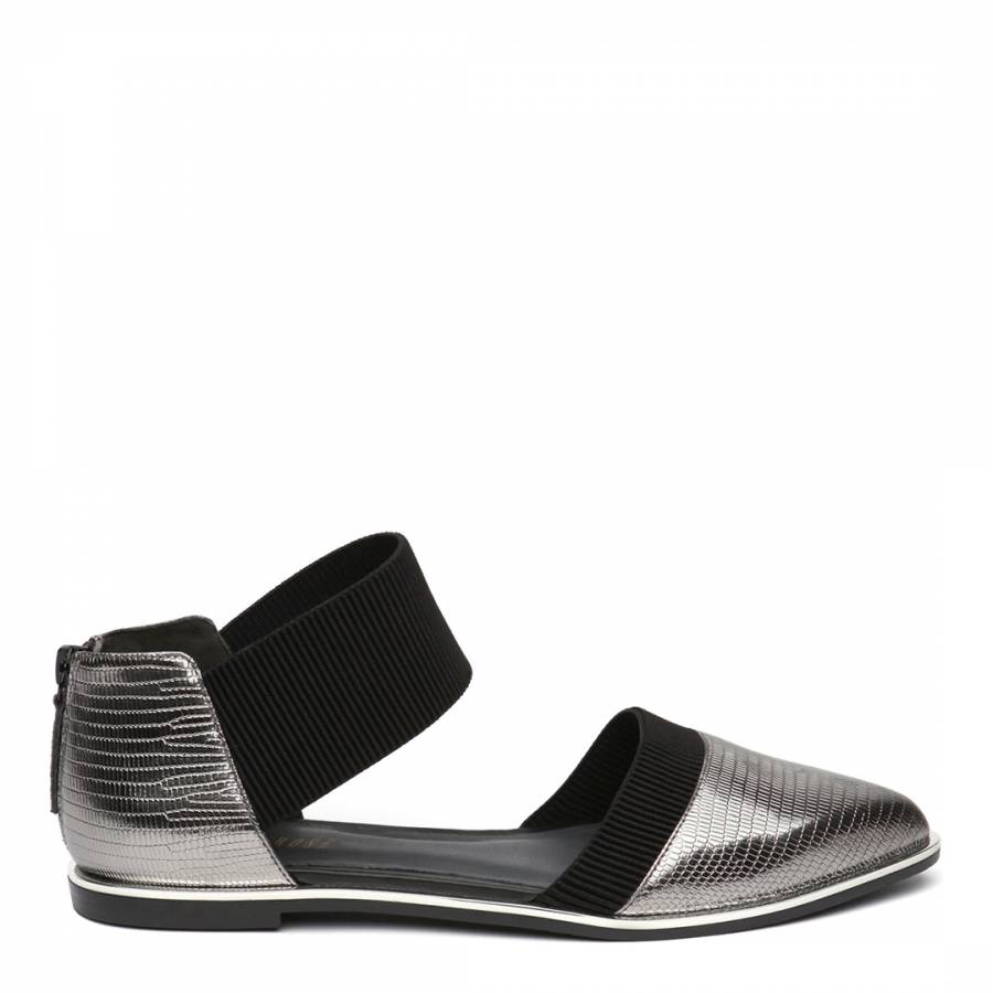 dark silver sandals