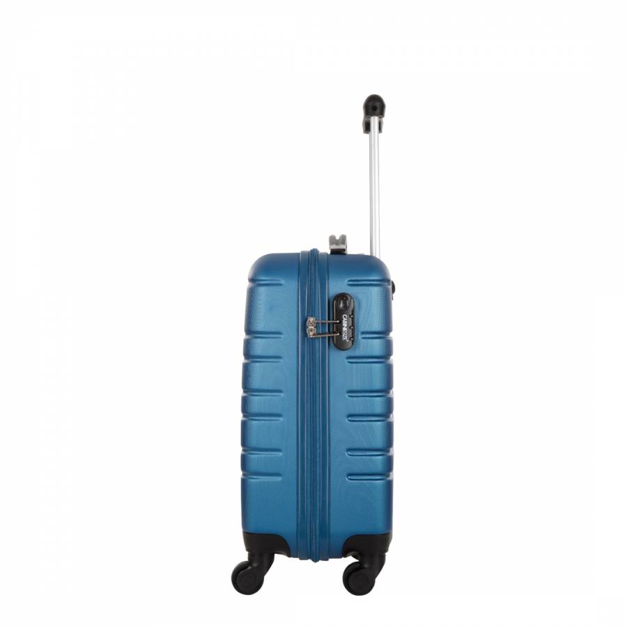 Blue 4 Wheel Halifax Suitcase 45cm - BrandAlley