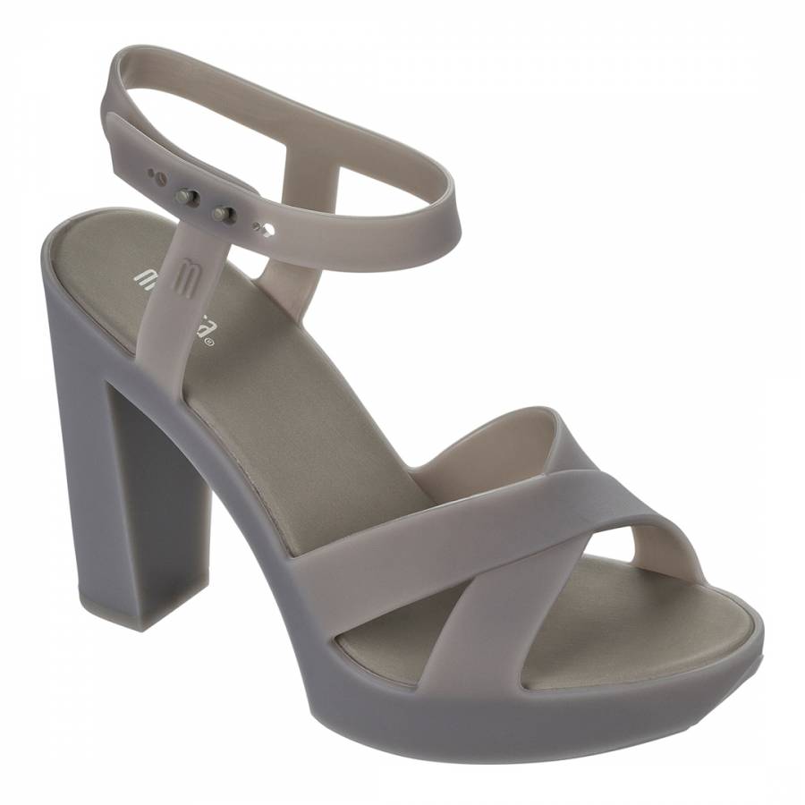 grey block heel sandals uk